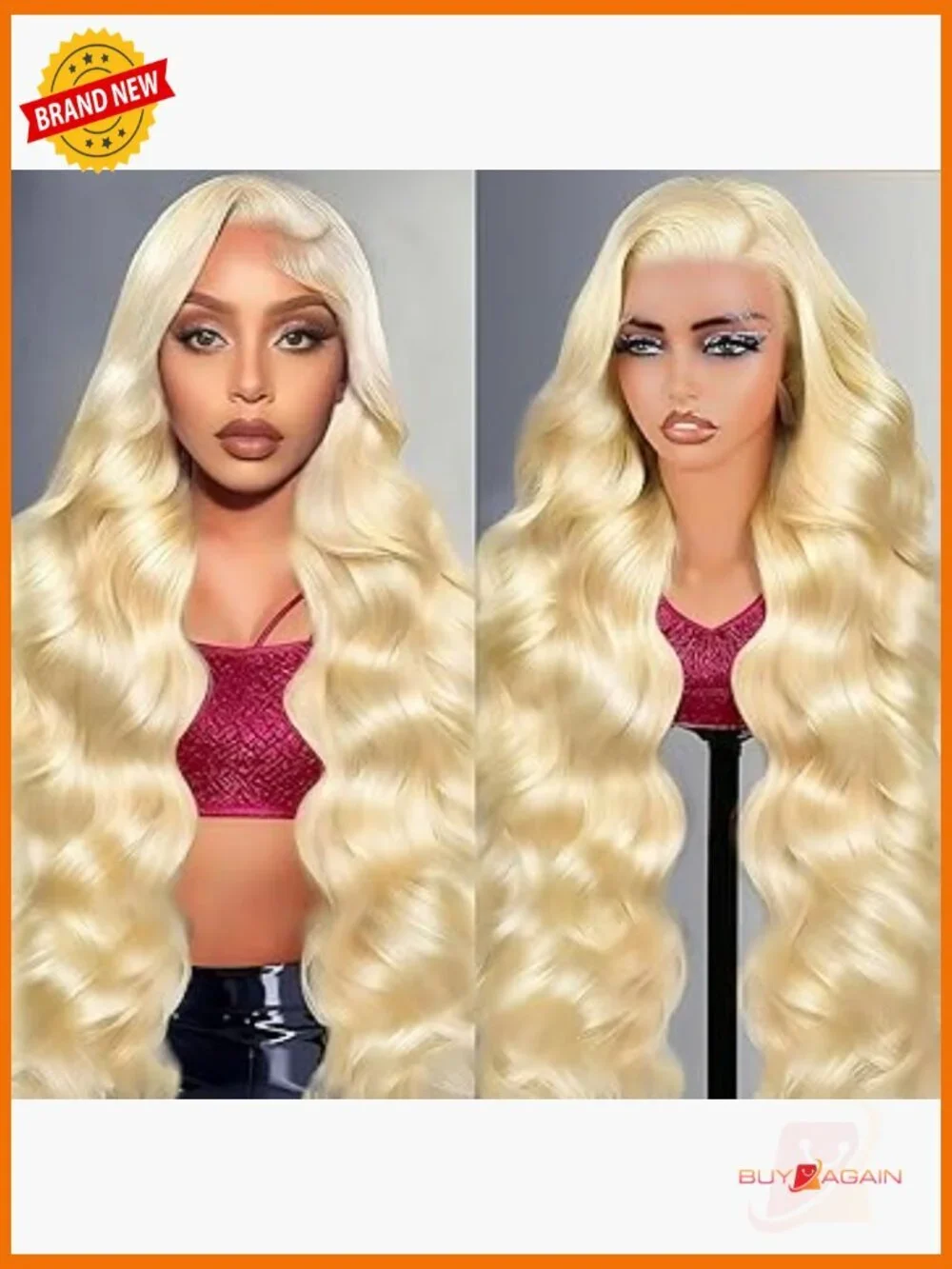 13x6 HD Lace Front Wig Human Hair Body Wave 200% Density Pre Plucked